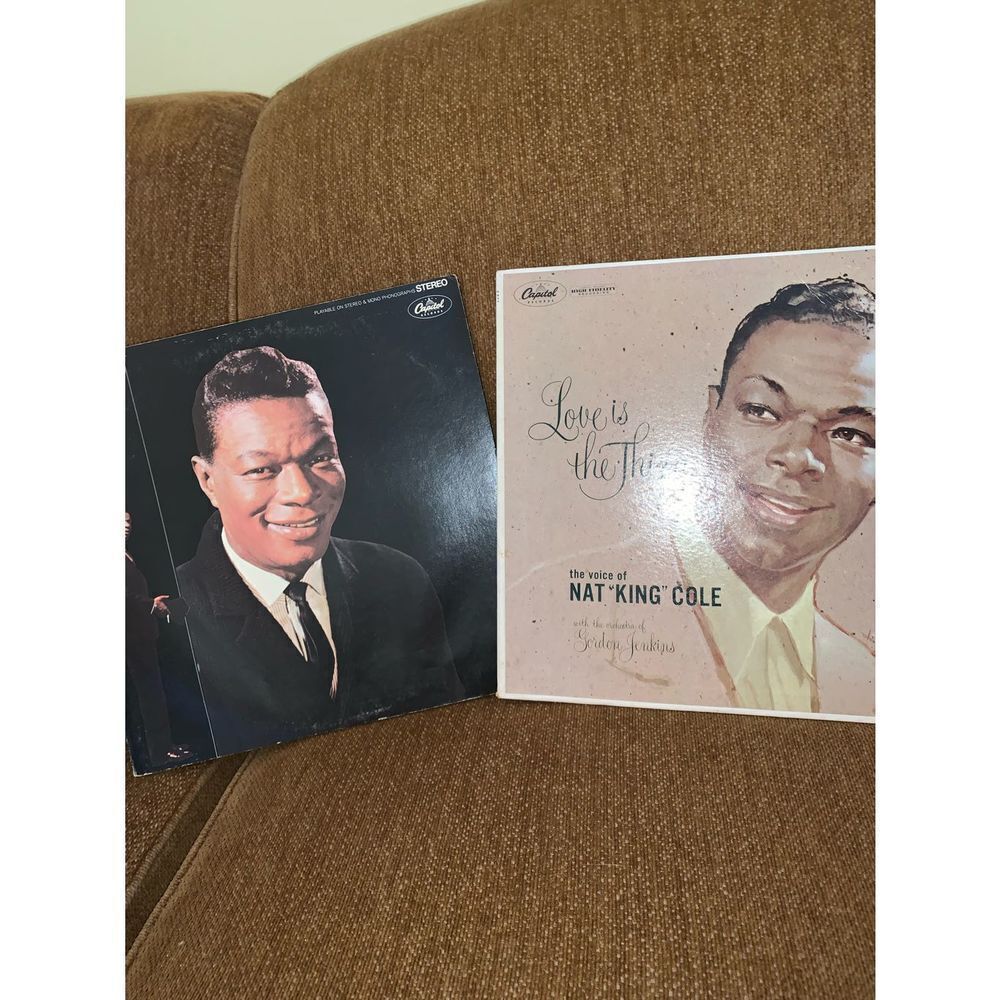 Vintage Nat King Cole Vinyl records‎